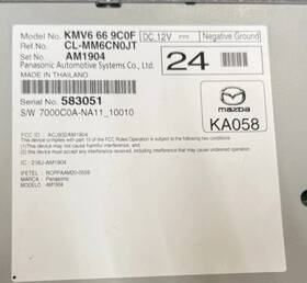 Kmv6669c0e Mazda 2024-2025 Cx-90 Oem Radio Audio Receiver Head Unit Module