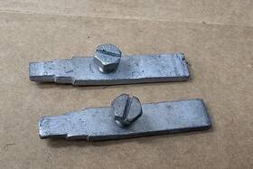 A1158200032 Mercedes 2x Becker Mexico Radio Mounting Bracket W123 W116 R107