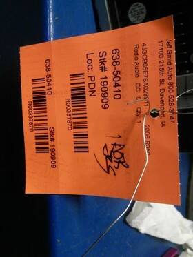 638-50410 Mercedes-benz Audio Equipment Radio 251 Type R320 Receiver Fits 07 R-class 337870