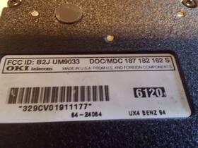 638.mb1x94 Mercedes-benz S500sel 1994 Radio/audio 280731