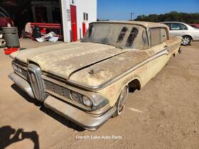 638.fd3r59 Mercury Untested A/m Radio With Knobs Fits 1959 Edsel Corsair 1277076