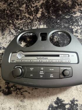 134682 Mitsubishi 2008 Eclipse Gt Radio And Face Plate