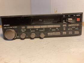 Rx-162py Mitsubishi Mb488885 Oem Vintage Am/fm Cassette Radio - Untested