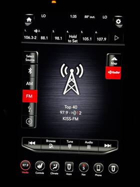 68317978ag Mopar 19-26 Ram 1500 5th Gen Uconnect Nav Multi Media Radio Receiver Module Only Oem