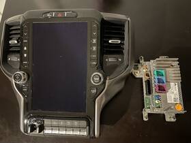 68472372ah Mopar 2021 2022 Ram 1500 Trx Center Stack Multi Media Module Radio Screen Carbon Fiber