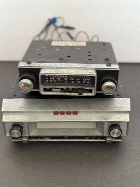 Fm150m Motorola 1970 Car Truck Am Fm Solid State Model Fm150 And Stereo Tape Untested