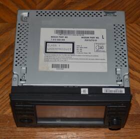 25915zt61d Nissan 2011-2012 Rogue 6 Disc Cd Navigation Radio Am Fm Receiver Screen As Is