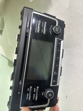 28185-9hra1 Nissan 2016 Altima Oem Headunit 2 Din Less Than 7 In Bluetooth Mp4 Hd Radio