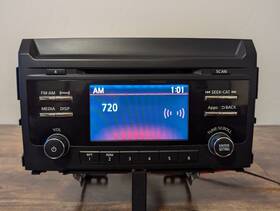 28185-ez30b Nissan 2016 - 2017 Oem Titan Xd Radio Receiver Without Nav Xm Am Fm Cd 28185 Ez30b