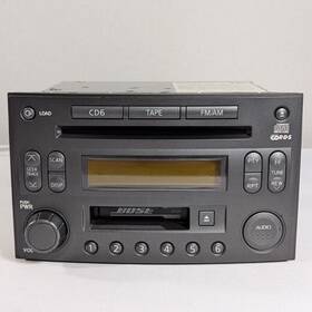 28188-cd000 Nissan 350z Bose Radio Am/fm/cassette/6 Disc Cd - Pp-2514l-a