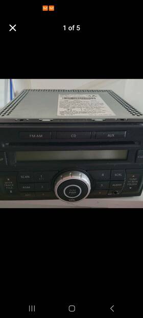 Pn-3272qa Nissan Pn3272qa Factory Radio Cd Fm/am Aux 2012 Quest S Minivan