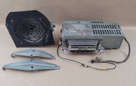 983091 Oldsmobile Oem 1955 Super De Luxe Model Radio Speaker And Brackets