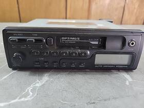 054393 Optimus 12-2009 Car Stereo Untested Cassette Player Pll Synthesizer Am/fm