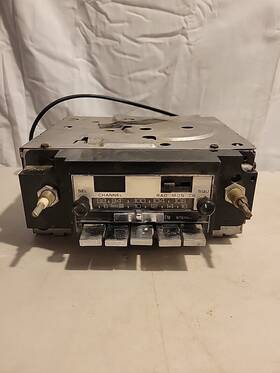 Cbd-40 Original Gm/delco Vintage 70s Am/fm Stereo Radio Firebird Corvette Untested As-is