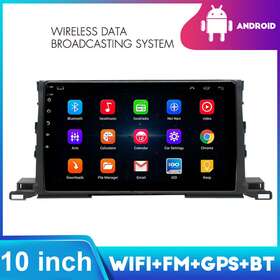 10ftftcar Paddsun K42 Hld14 101 Carplay Gps Navi For Toyota Highlander 2014-2019 Radio Jbl 2 32g