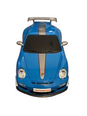 Rs4.0 Porsche 89815 911 Gt3 Radio Control Car Blue No Mirrors Operation Confirmed