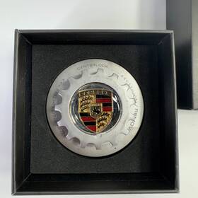 02132025 Posche Porsche Design Drivers Selection Wheel Nut Center Lock Bottle Opener