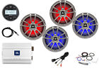 Prv-175-822mlt-m4704a Enrockmarine Marine Bluetooth Radio Led Speakers Amp Kit 728120504702