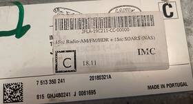 Jx73-19c211-ca Range Rover Jpla-19c211-cc Oem 2018-2021 Sport Radio Receiver