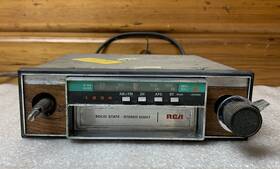 12r-703 Rca Vintage 12r 703 Am/fm Stereo 8 Track Cassette Car Radio Wood Japan Untested