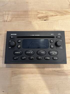22734831 Saturn 04 Ion 6 Disk Radio Faceplate Oem