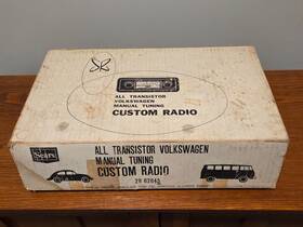 564.626450 Sears Vintage Vw Volkswagen Radio In Box Ultra Rare Nos