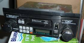 Crd-165 Sherwood Vintage 2-knob Am/fm Cassette Stereo Receiver Single Din 1980s