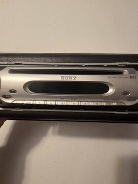 3801659 Sony Xplod Car Dash Am/fm Compact Disc Player 45wx4 Untested