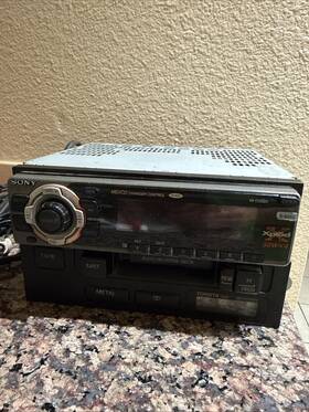 Xr-c5300x Sony Xr-7170 Xplod 50 Watt X 4 Car Cd Deck Radio And Player Cassetteas Is