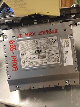 86431va660 Subaru 638-14009 Audio Equipment Radio Display And Receiver Id 2020 Wrx