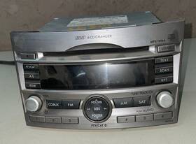 86201a160a Subaru 2011 Legacy 6 Disc Mp3/wma Radio Model Number