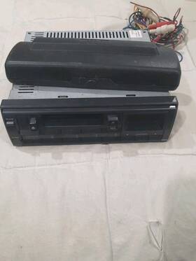 Tx-204 Toshiba Tx204 Vintage Car Stereo Cassette Tape Play Wired Face Plate Clean Case