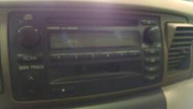 638-58043b Toyota Audio Equipment Radio Receiver With Cd Thru 4/04 Fits 03-04 Corolla 382527