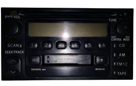 85120-0c030 Toyota 2002 Tundra/fujitsu Ten Am/fm Radio Cd Player And Cassette Oem