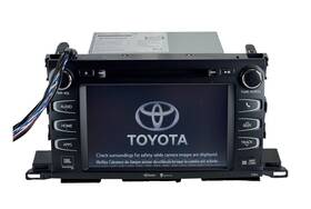 86100-0e221 Toyota Highlander 2014-2019 Navigation Display Radio Assembly Oem