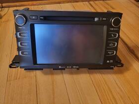 86100-0e272 Toyota 2014-2019 Highlander Oem Head Unit Gps Bluetooth Cd Radio Sd Card