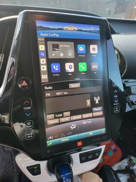 86100-47731 Toyota 2021 Prius Prime Radio Receiver Display Carplay E7058 - Cosmetic Issue