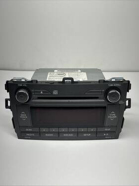02d40 Toyota 86120 2009-13 Corolla Radio Stereo Mp3 Cd Player Oem
