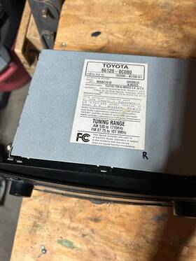 86120-0c080o Toyota Radio Cd Tape 2003 Tundra Working