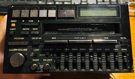 86120-14660 Toyota 1984 1985 Celica Supra Ma61 Oem Cassette Radio / Equalizer Stereo Rebuilt