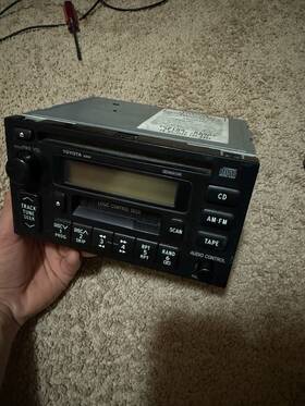 86120-14880 Toyota 86120 14880 Stereo Cd And Cassette Player From 1998 Celica Gt