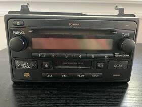 86120-17380 Toyota 2003-2005 Mr2 Spyder Oem Radio With Bezel Great Condition