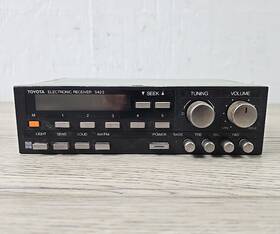 86120-32030 Toyota 1983-1986 Camry Single Din Am/fm Tape - Parts Or Repair