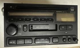 86120-33040 Toyota Oem 95-00 4 Runner Land Cruiser Radio Receiver 2 Din Cd Tape