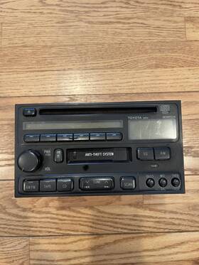 86120-33050 Toyota Supra Mk4 Oem Radio/stereo Cassette Tape Cd Head Unit From 1996 Usdm Mkiv