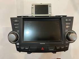 86120-48f30 Toyota 2008-2010 Highlander Hybrid Navigation Radio Display Screen #