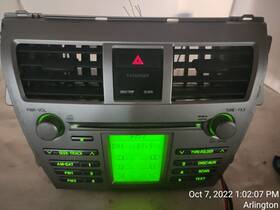 86120-52a70 Toyota 08-12 Yaris Stereo Am/fm Cd Player Central Vents