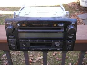 86120-aa090 Toyota Camry Am/fm 6 Cd Player W Cassette 86120 Aa090 Please Read Description