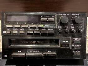 86260-14180 Toyota Vintage Am/fm Stereo Receiver With Cassette Untested Sp-1300 M#