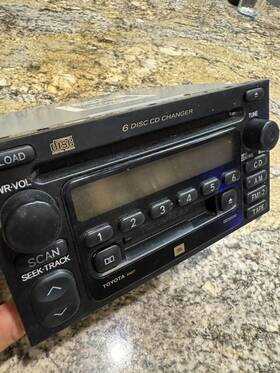 86120-08140 Toyota 88120-08130 Oem 2003 Sienna Radio Stereo 6 Disc Jbl Matsushita Works